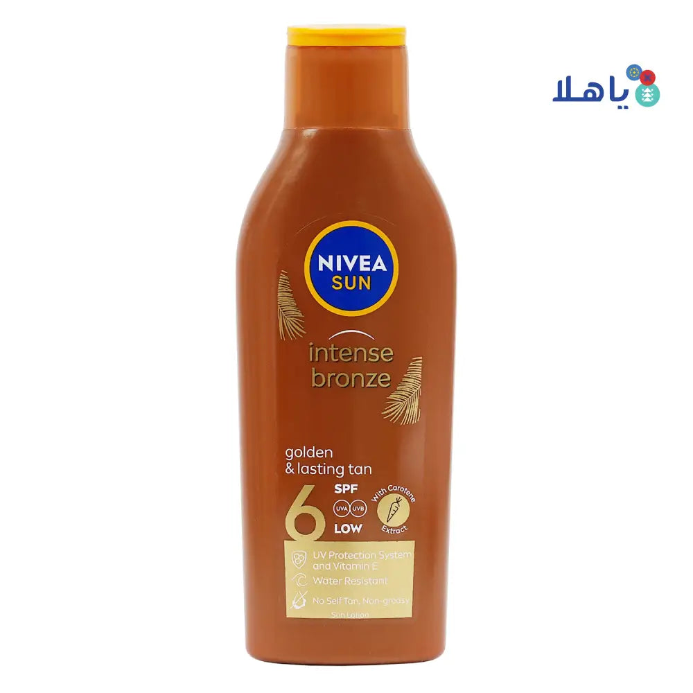 Nivea Sun Intense Bronze Carotene Lotion Spf6 200ml