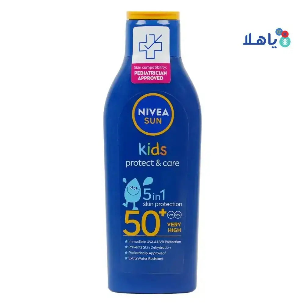 NIVEA - Nivea Sun Kids Protect & Care 5in1 Spf50+ Lotion 200ml - Pharmazone - 