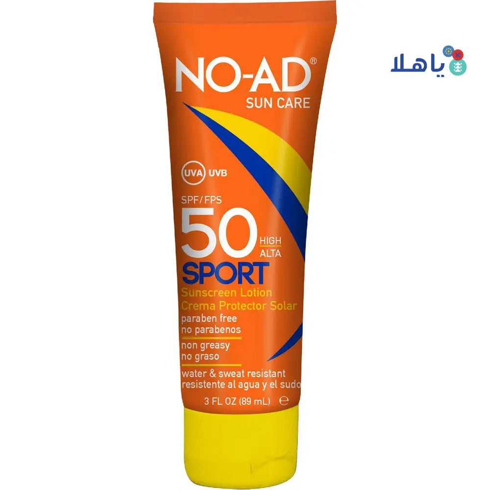 NO-AD SUN CARE SPORTS SPF50+ LOTION 89ML