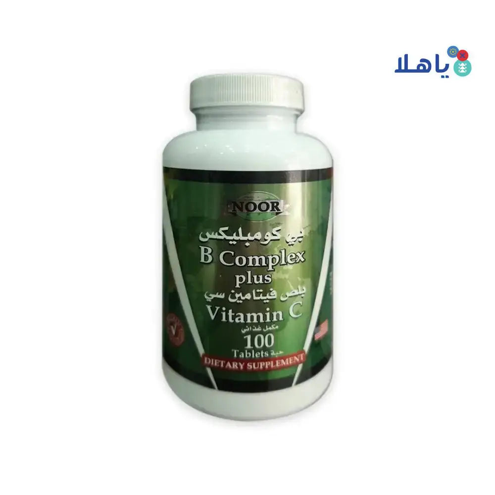 ALFA VITAMINS (NOOR) - Noor B - Complex Vit - C 100Tab - Pharmazone - 