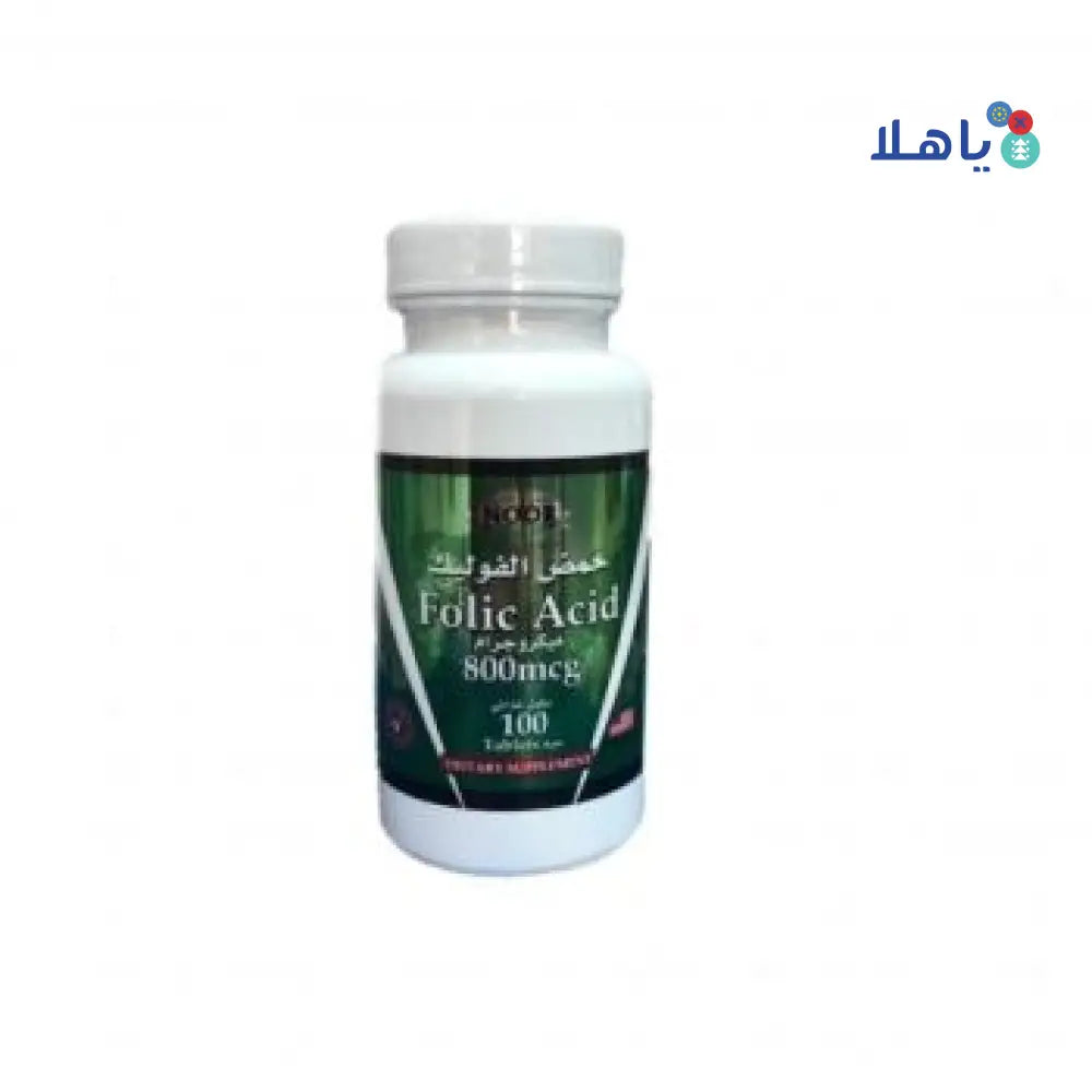 NOOR FOLIC ACID 800MCG 100 TAB