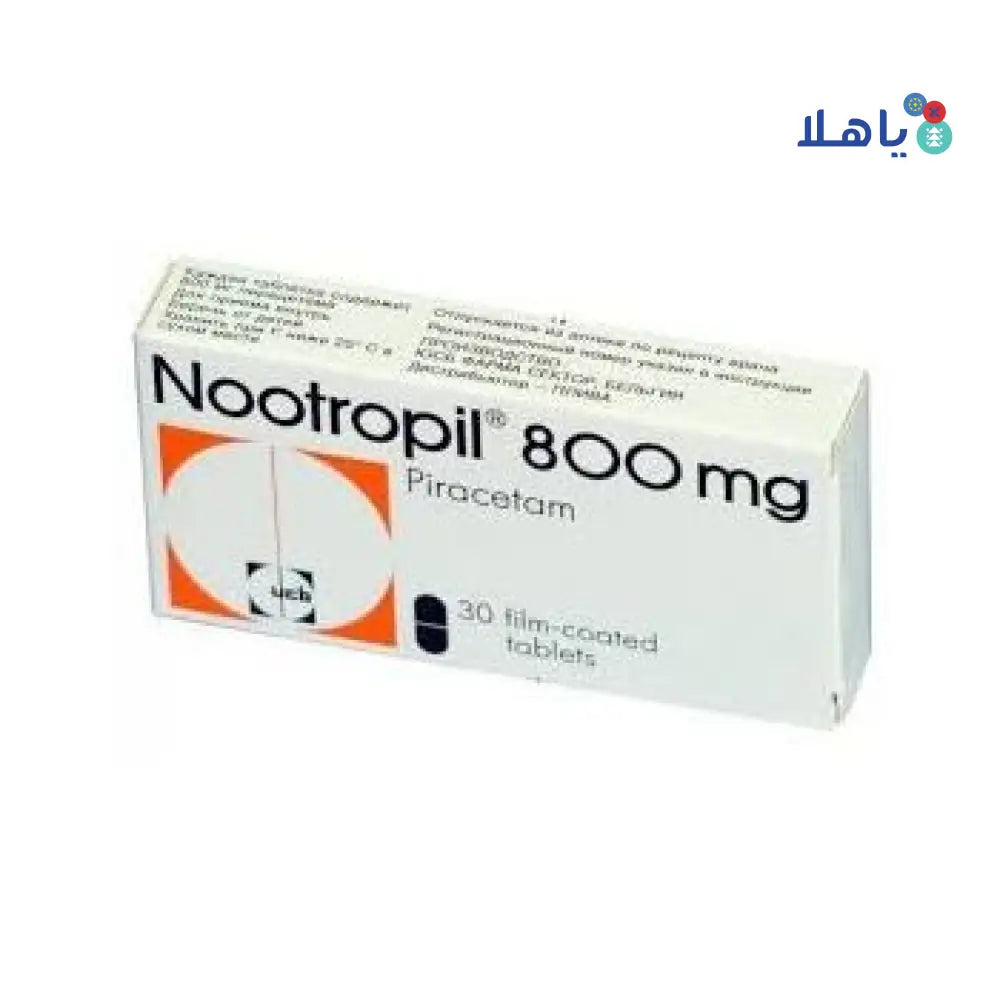 NOOTROPIL 800MG 30 TAB