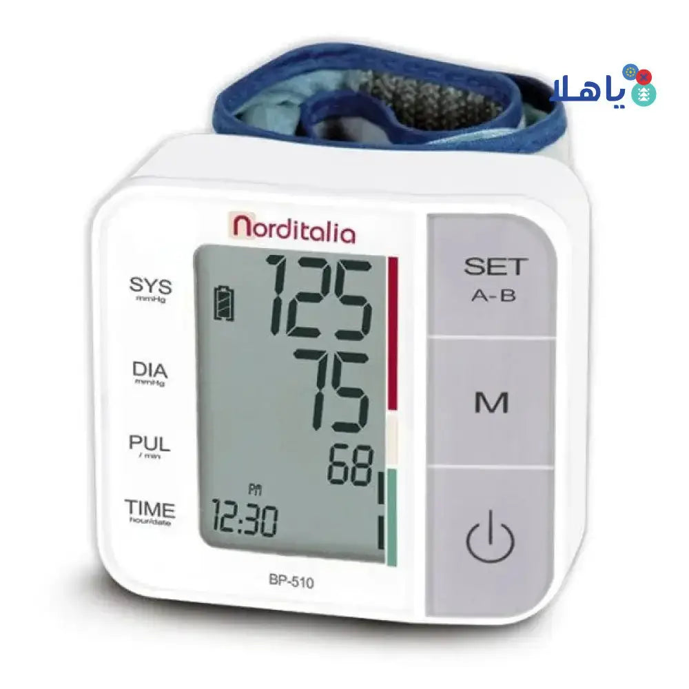 NORDITALIA - NORDITALIA B/PRESSURE MONITOR AUTOMATIC WRIST BP - 510 - Pharmazone - 