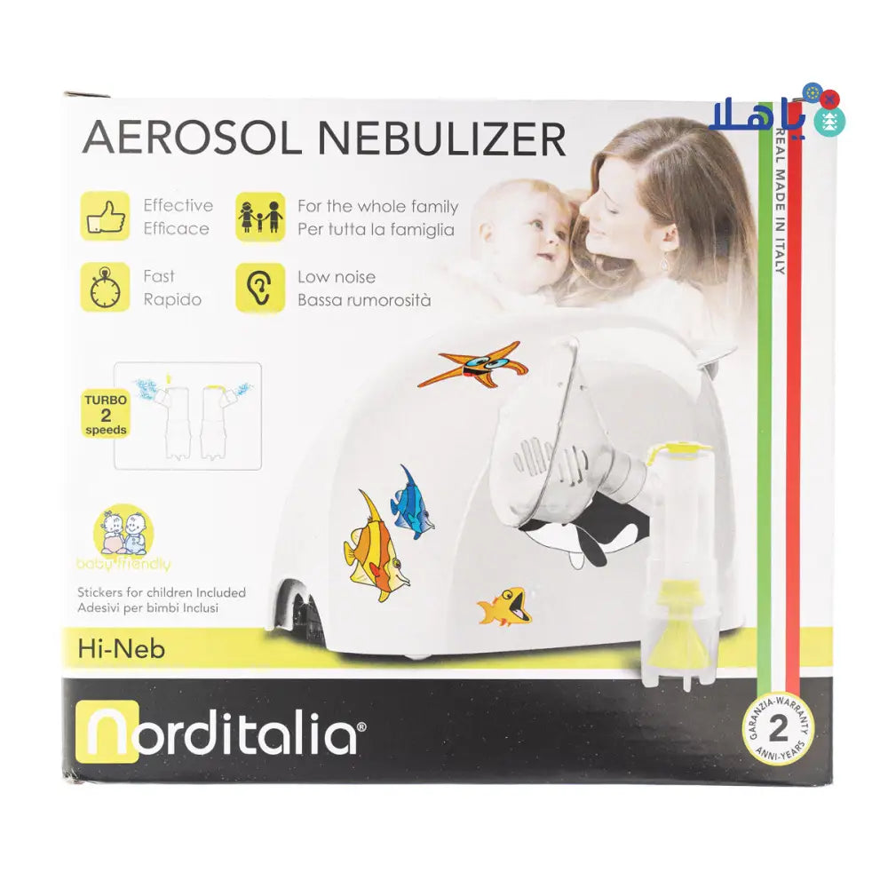 Norditalia Hi-Neb Baby & Family Compressor Nebulizer