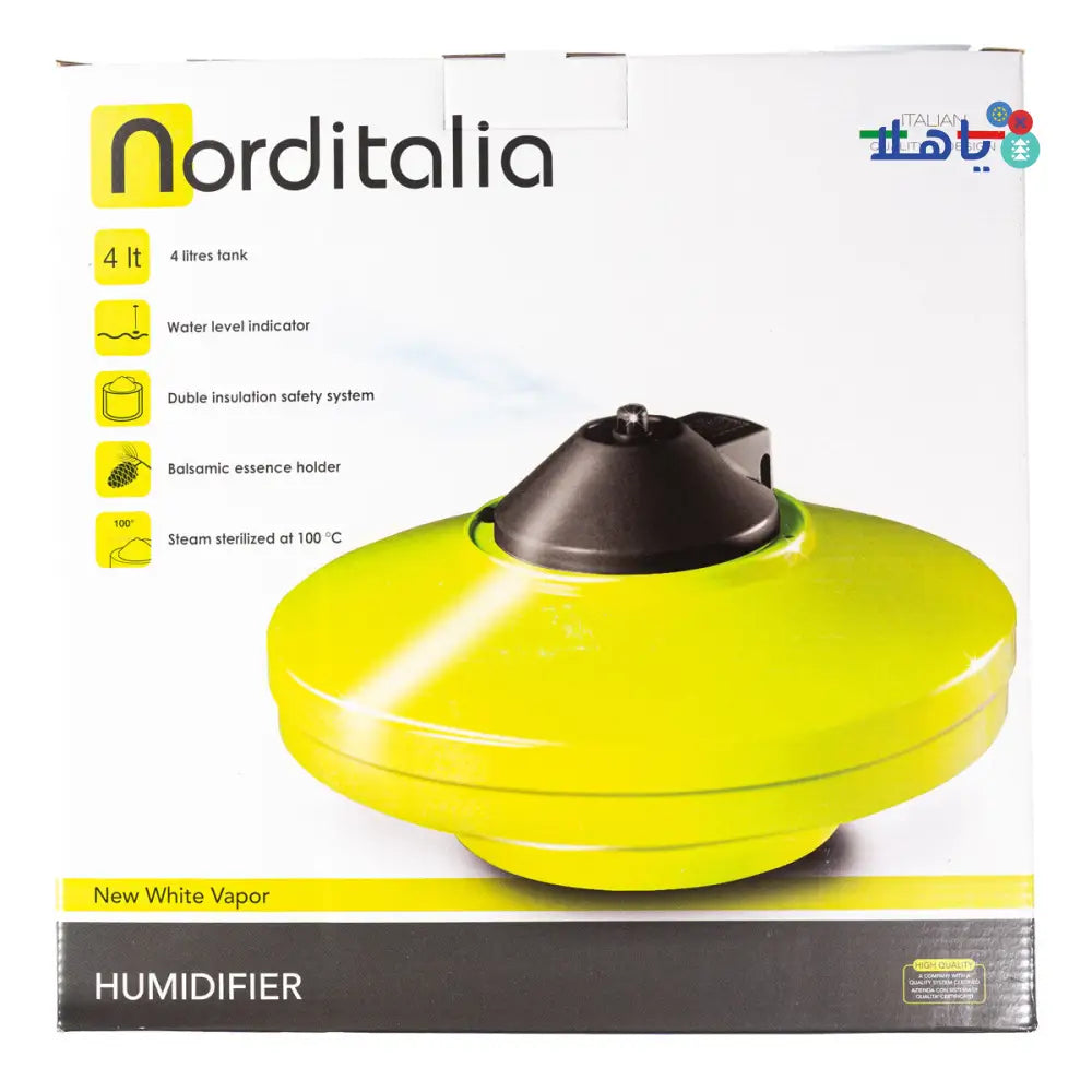 Norditalia New White Warm Mist Humidifier 4L