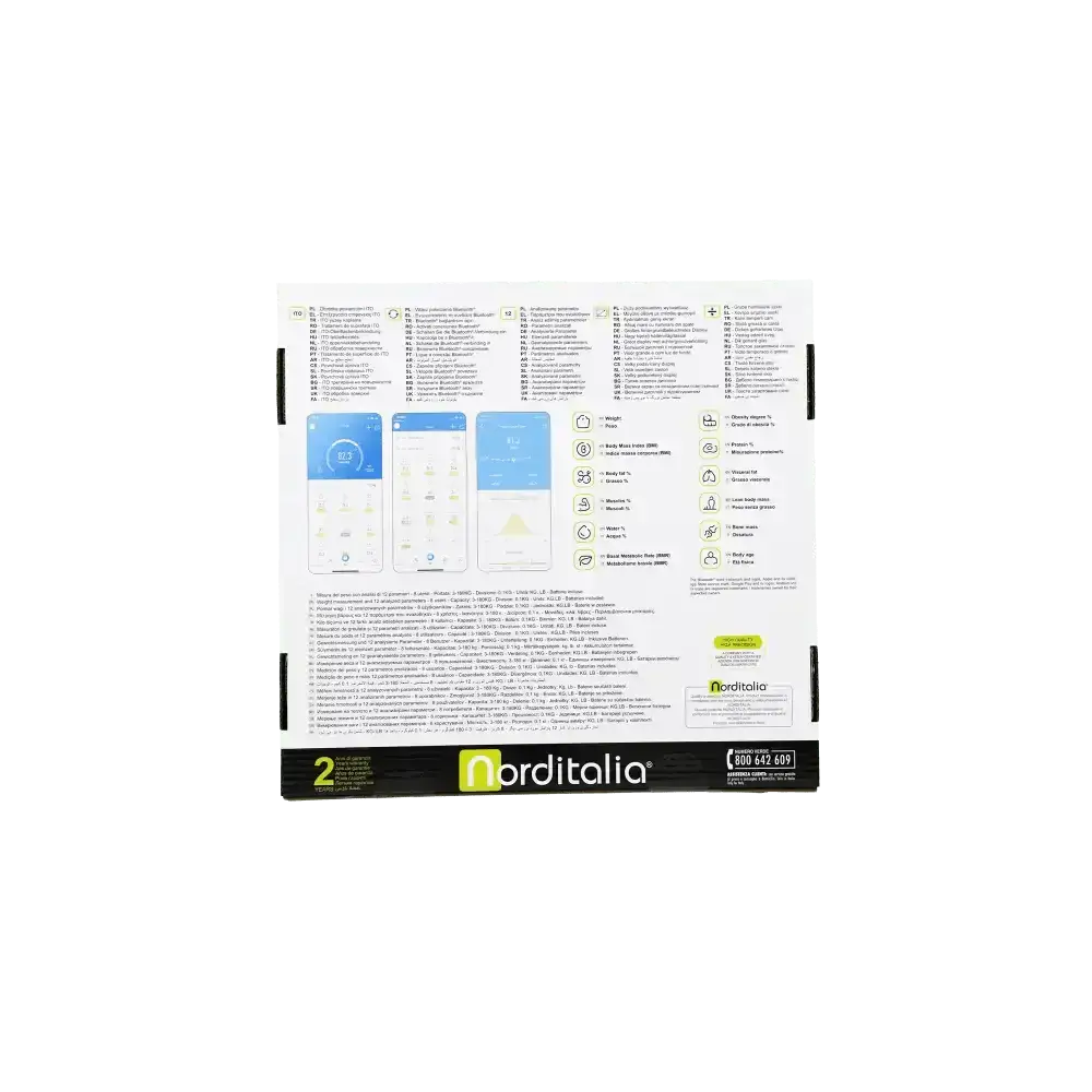 NORDITALIA - Norditalia Smart Body Composition Scale - BI250 - Pharmazone - Cat0201