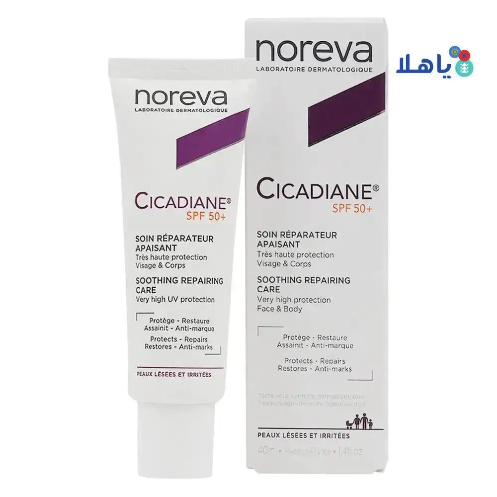 NOREVA - Noreva Cicadiane Spf50+ Soothing Repairing Care 40ml - Pharmazone - 