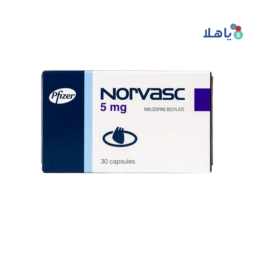 VIATRIS - Norvasc 5Mg 30 Capsules - Pharmazone - 