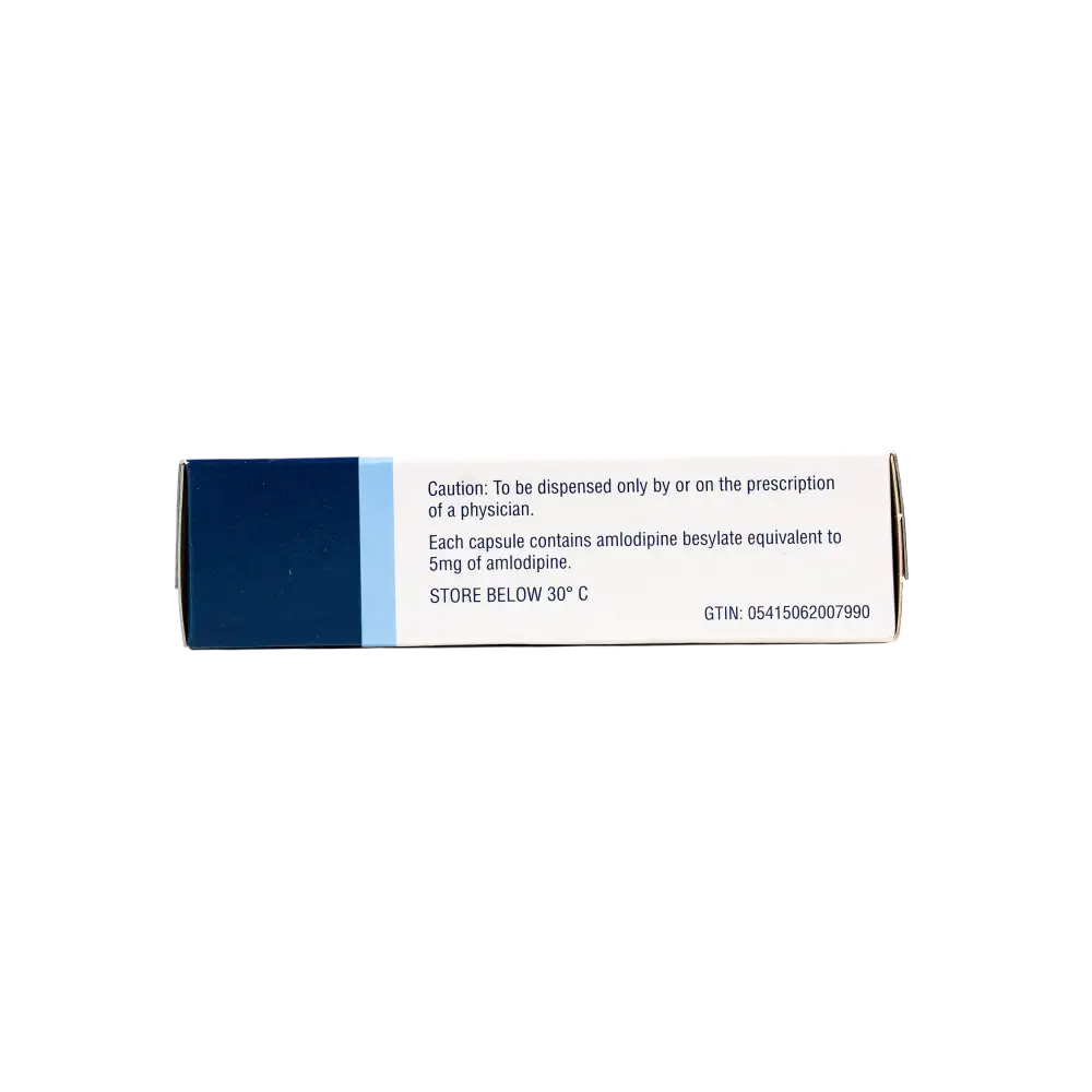 NORVASC 5MG 30 CAPSULES