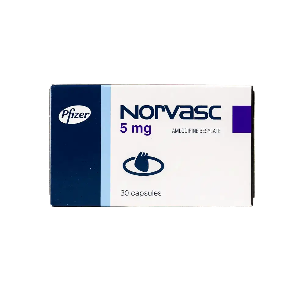 VIATRIS - Norvasc 5Mg 30 Capsules - Pharmazone - 