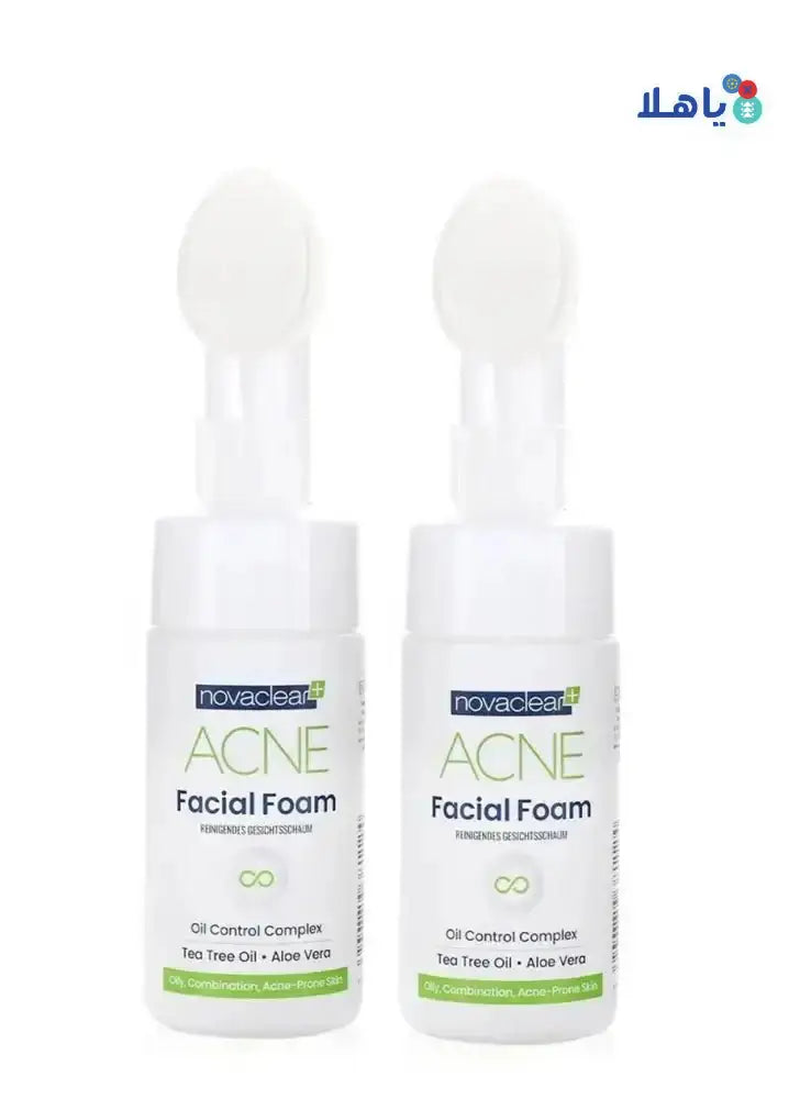 NOVACLEAR - Novaclear Acne Facial Foam 100ml 1+1 Offer - Pharmazone - 