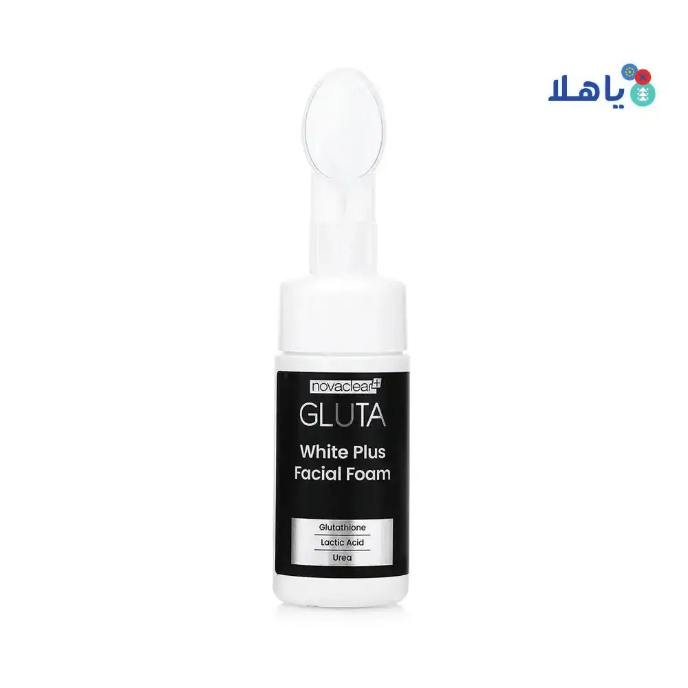 NOVACLEAR - NOVACLEAR GLUTA WHITE PLUS FACIAL FOAM 100ML - Pharmazone - 