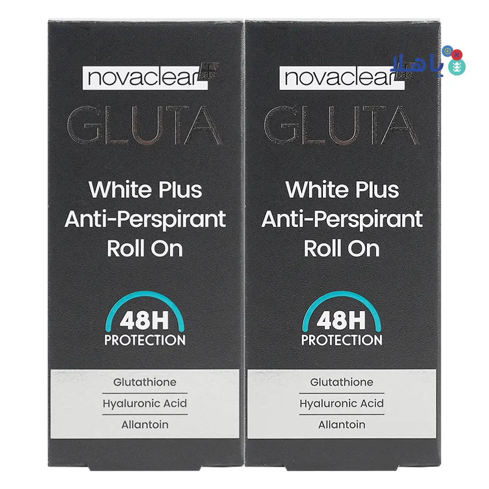 Novaclear Gluta White Plus Roll On 50ml 1+1 Offer