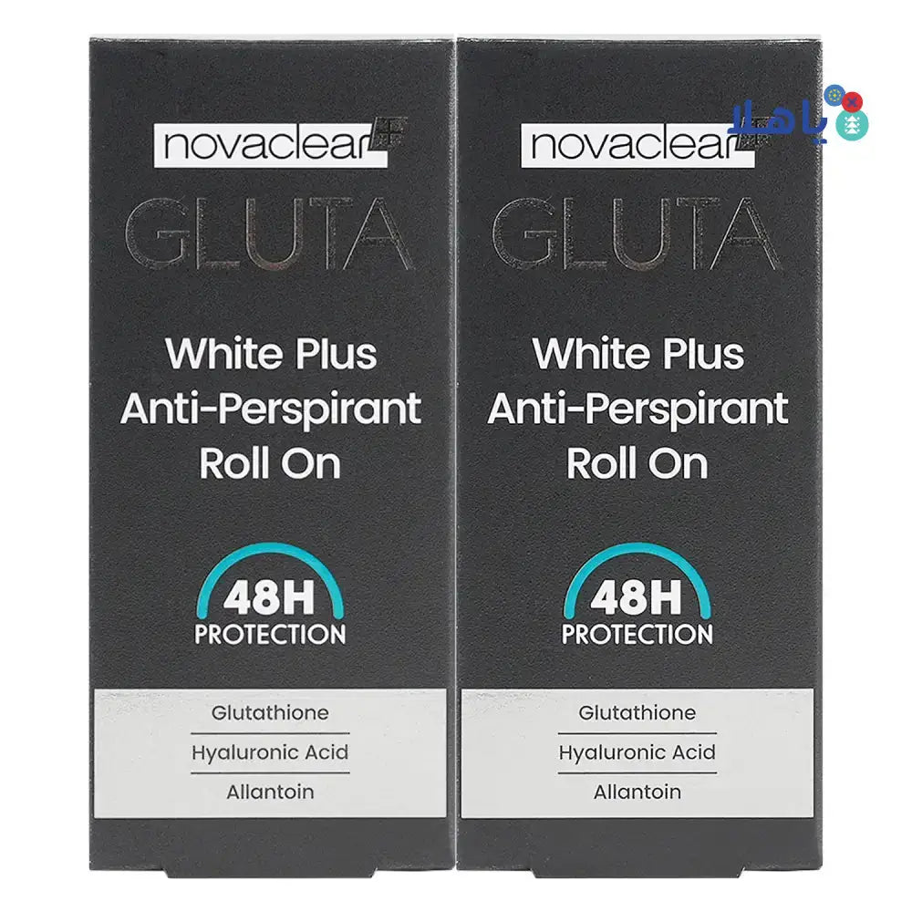 NOVACLEAR - Novaclear Gluta White Plus Roll On 50ml 1+1 Offer - Pharmazone - 