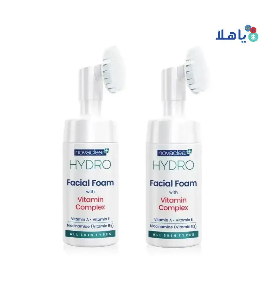 NOVACLEAR - Novaclear Hydro Facial Foam With Vit Complex 100ml 1+1 Offer - Pharmazone - 