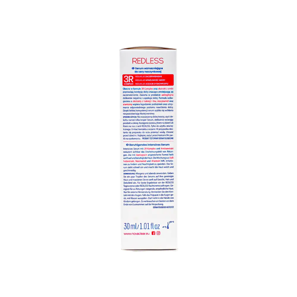 Novaclear Redless Soothing Intense Serum 30ml