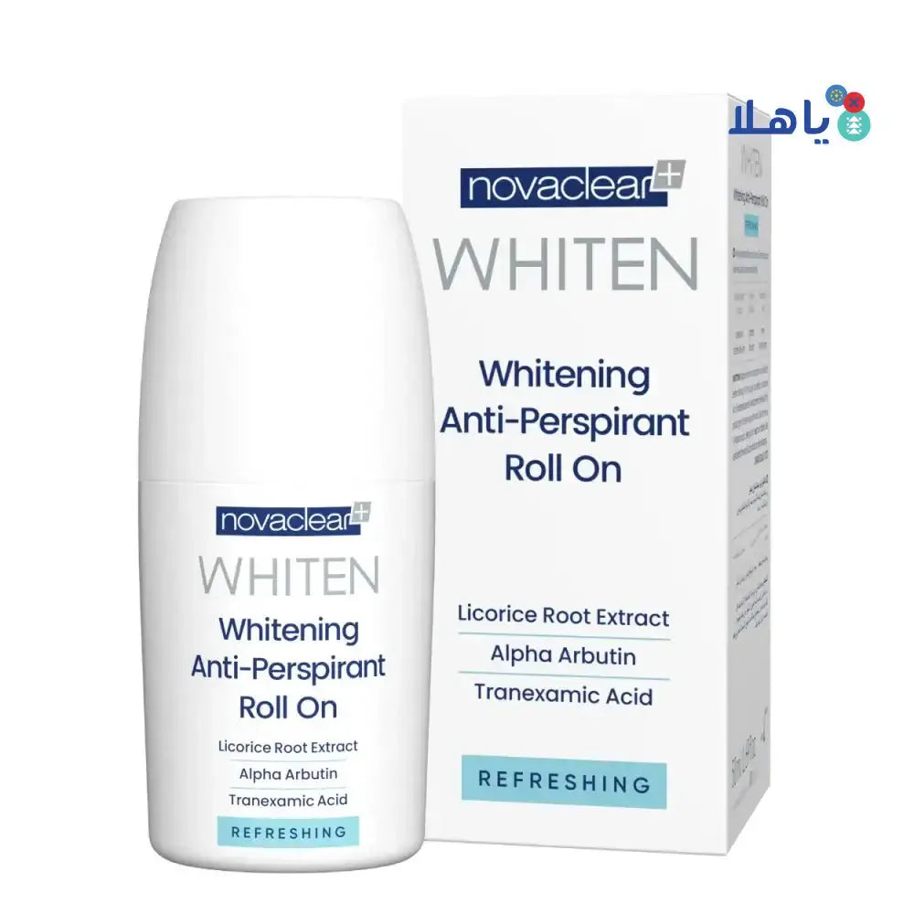 NOVACLEAR - Novaclear Whitening Anti - Perspirant Roll On 50ml - Refreshing - Pharmazone - 