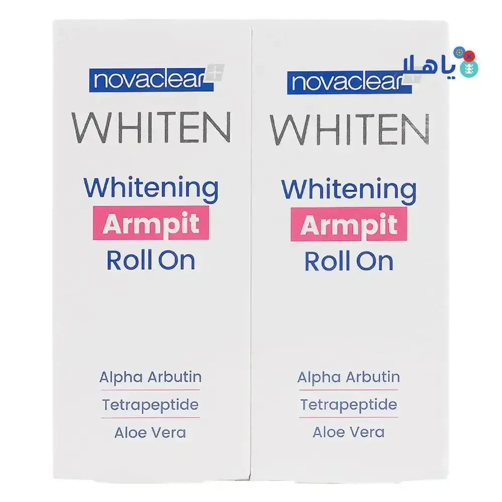 NOVACLEAR - Novaclear Whitening Armpit Roll On 50ml 1+1 Offer - Pharmazone - 