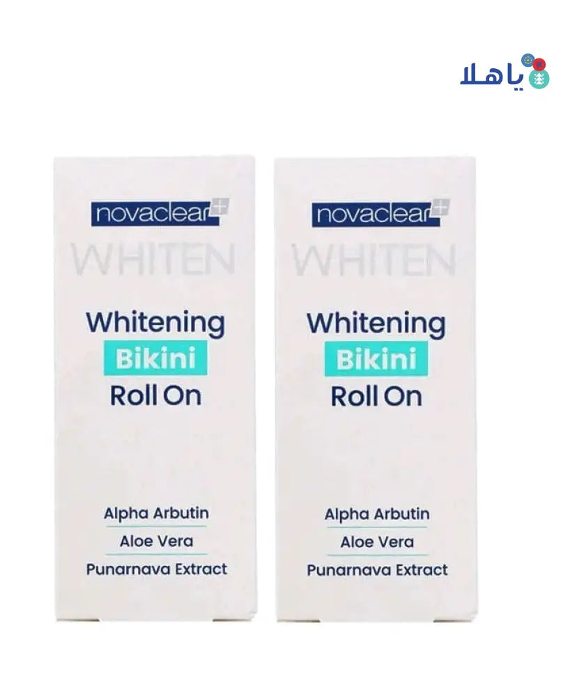 Novaclear Whitening Bikini Roll On 50ml 1+1 Offer