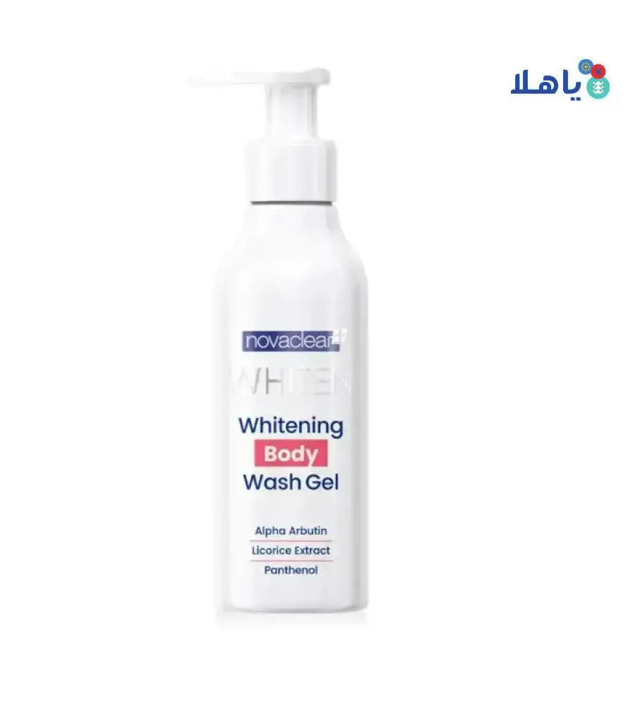 NOVACLEAR - NOVACLEAR WHITENING BODY WASH GEL 200ML - Pharmazone - 