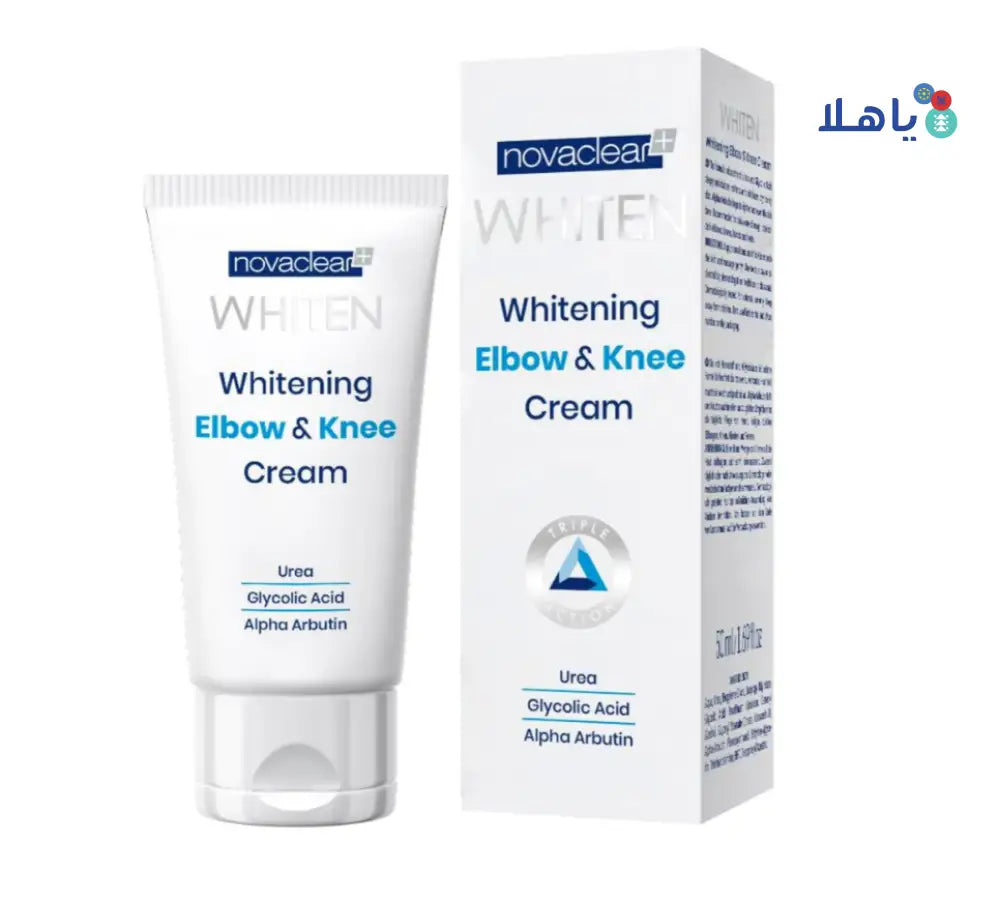 NOVACLEAR WHITENING ELBOW & KNEE CREAM 50ML