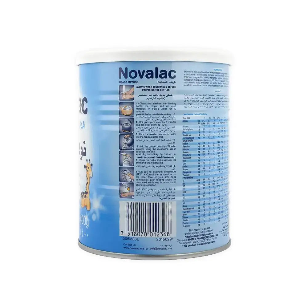 NOVALAC - Novalac No1 Milk 400G - Pharmazone - 