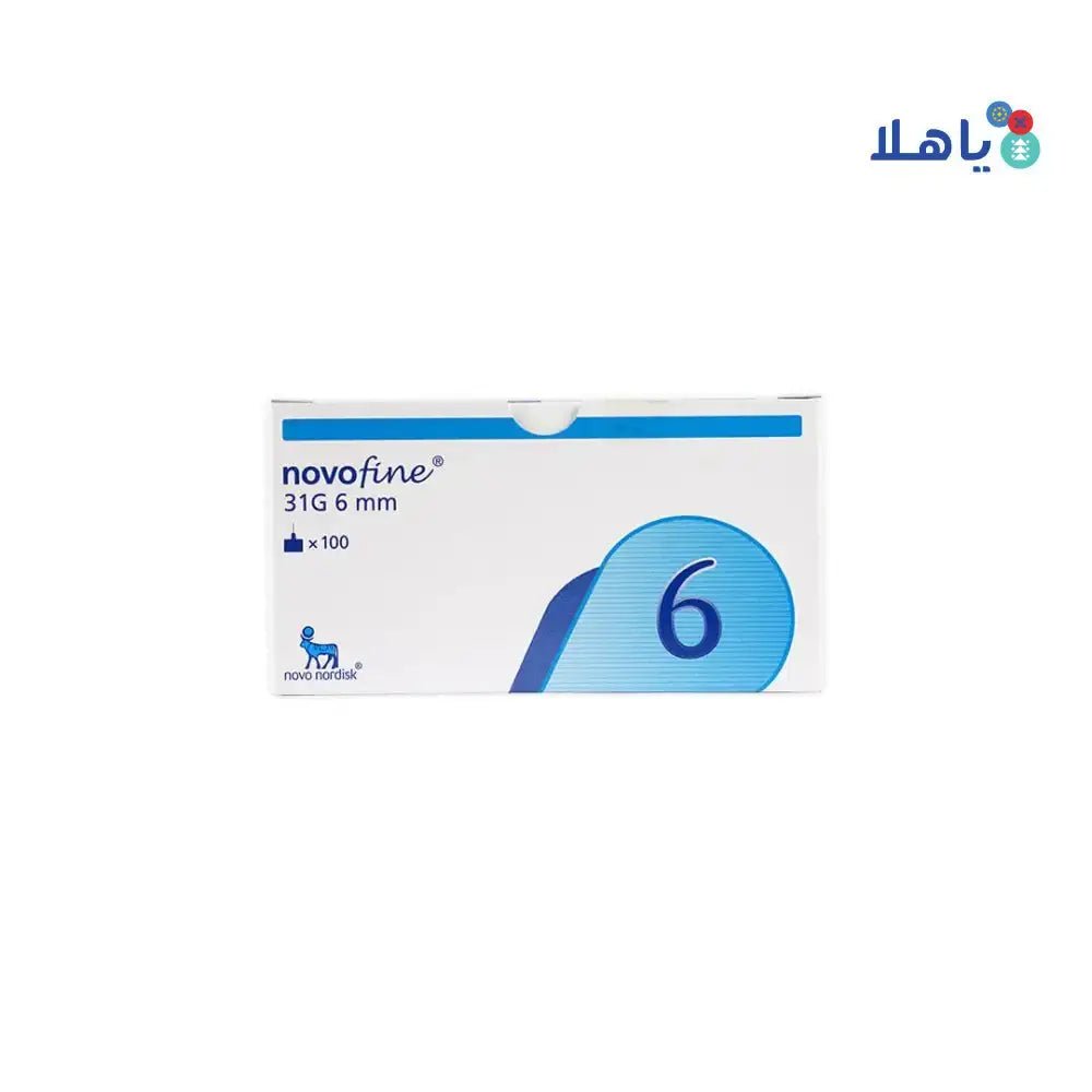 NOVO NORDISK - Novofine Pen Needles 6mmx31G - 100pcs - Pharmazone - 