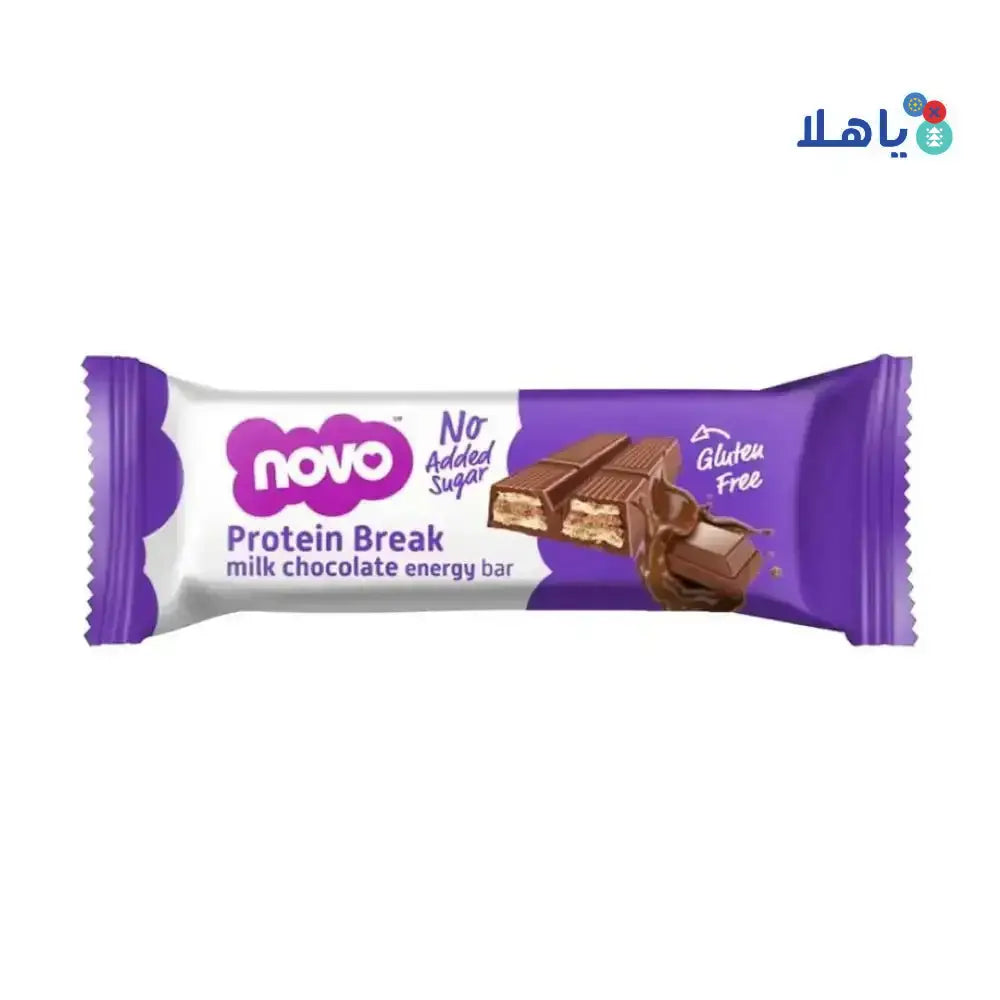 NOVO - Novo Protein Break Milk Chocolate 21.5g - Pharmazone - 