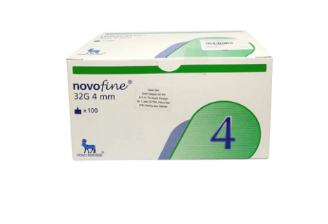 NOVOFINE 32G 100 PCS NEEDLES-4MM