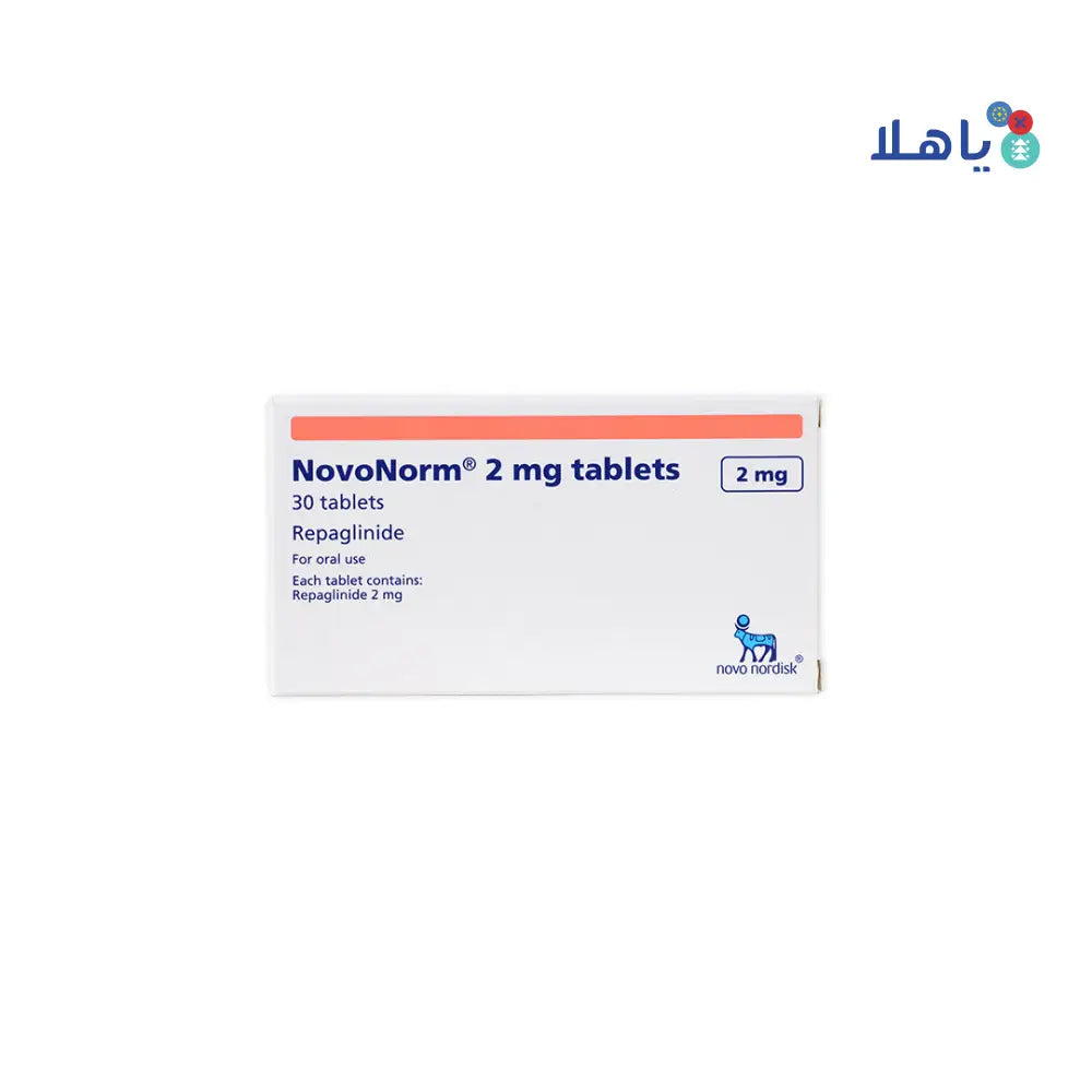 NOVONORM 2MG 30 TABLETS