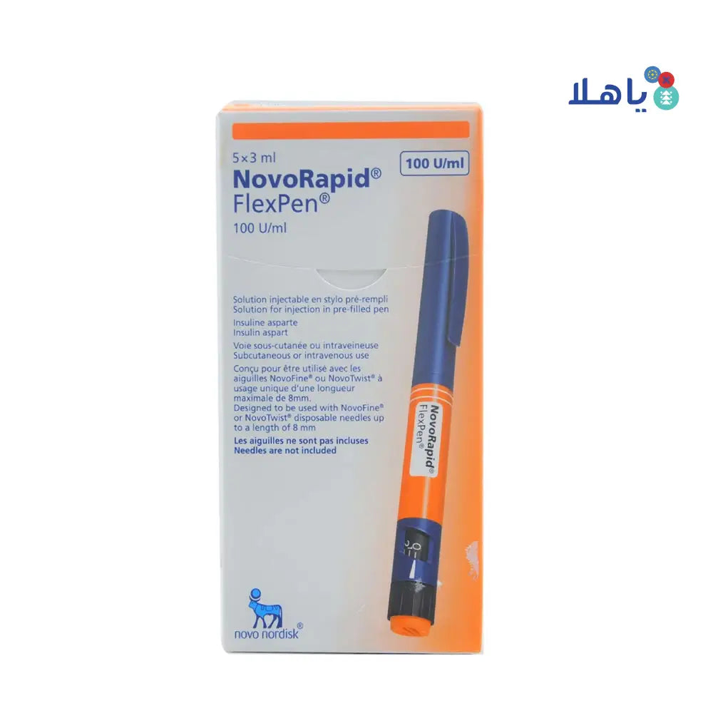 NOVORAPID FLEXPEN 100IU/ML 5PEN 3ML