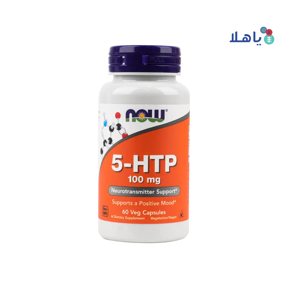 NOW 5-HTP 100 MG 60 VEG CAPSULES