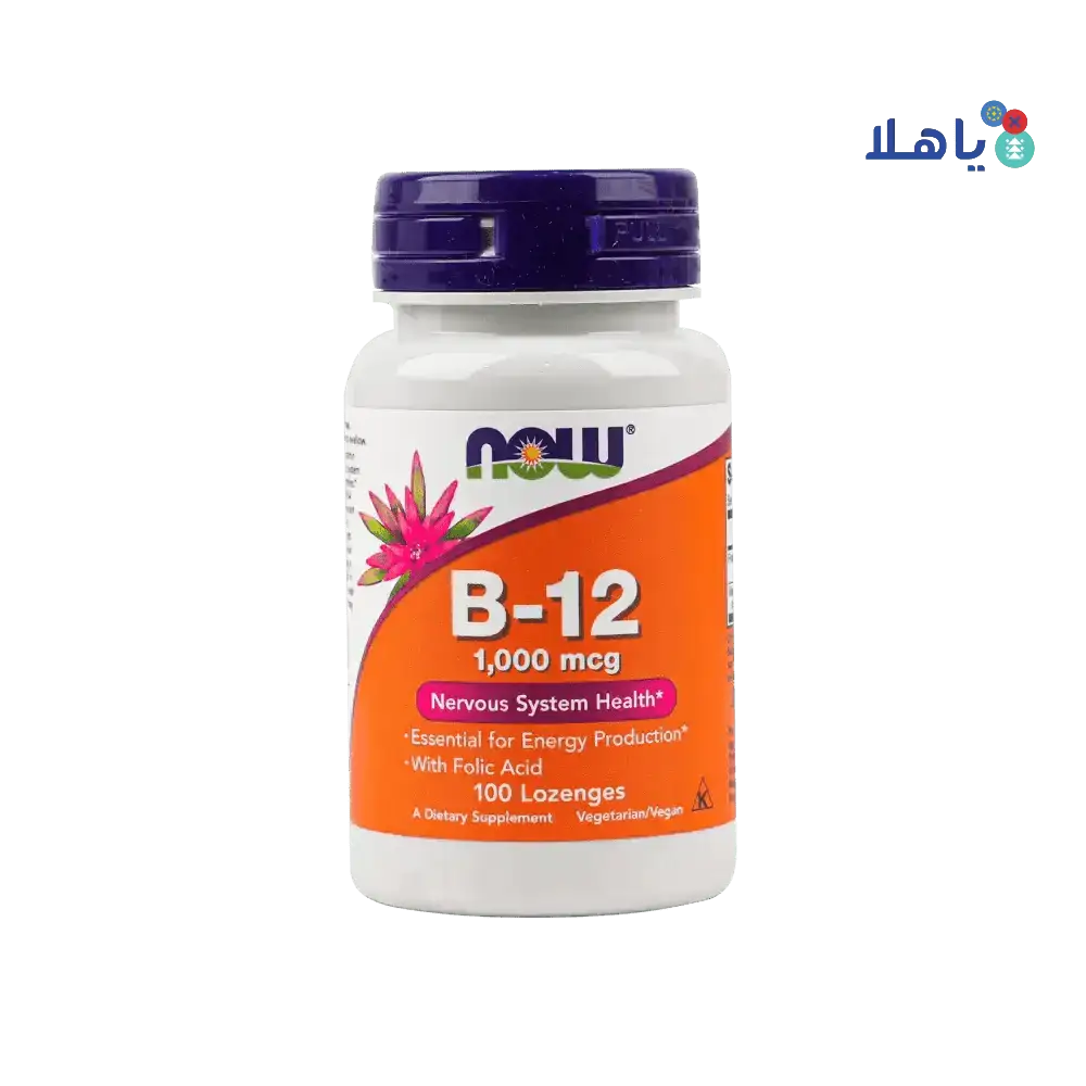 NOW FOODS - NOW B - 12 1000MG 100 LOZENGES - Pharmazone - 