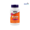 NOW BIOTIN 5000 MCG 60 VEG CAPSULES