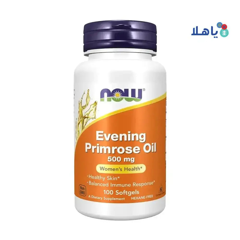 NOW FOODS - NOW EVENING PRIMROSE OIL 500MG 100 SOFTGELS - Pharmazone - 