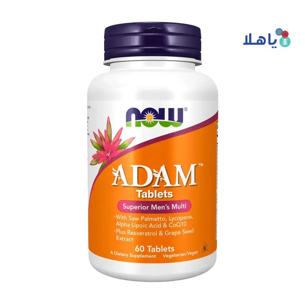 NOW FOODS - NOW ADAM SUPERIOR MENS MULTI 60 TABLETS - Pharmazone - 