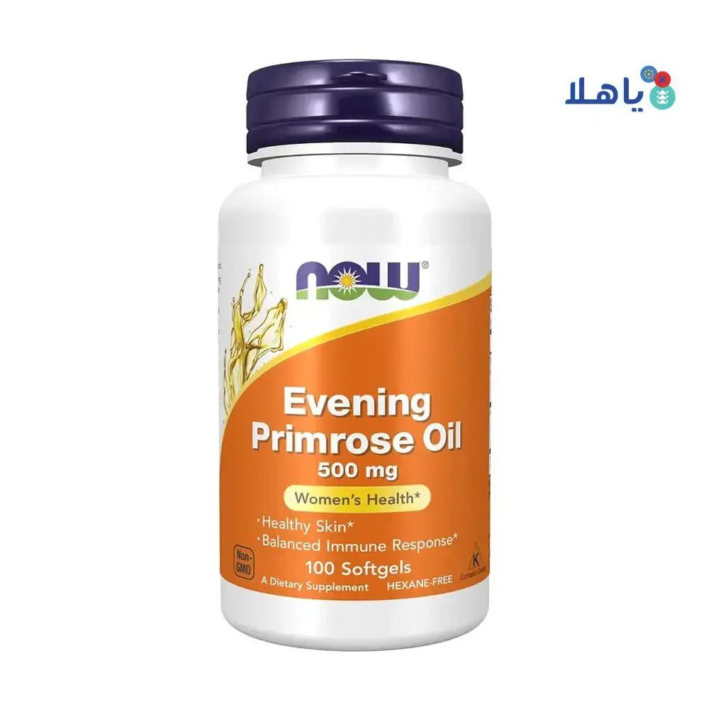 NOW FOODS - NOW EVENING PRIMROSE OIL 500MG 100 SOFTGELS - Pharmazone - 