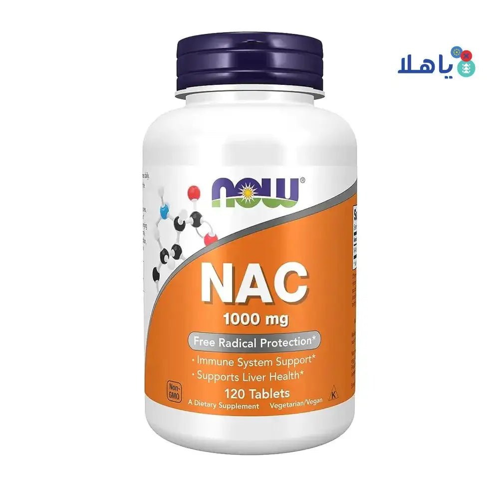 NOW FOODS - NOW NAC 1000MG 120TABLETS - Pharmazone - 