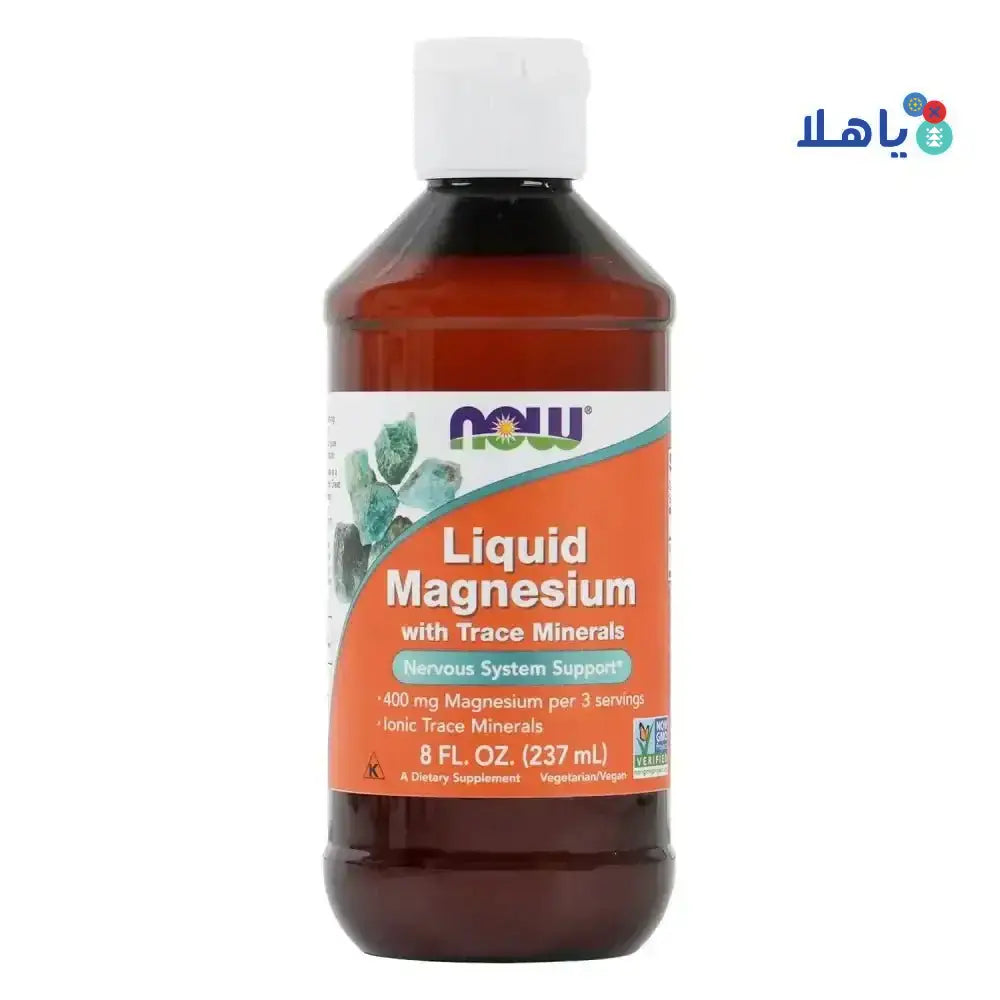 NOW FOODS - Now Magnesium Liquid 237ml - Pharmazone - 