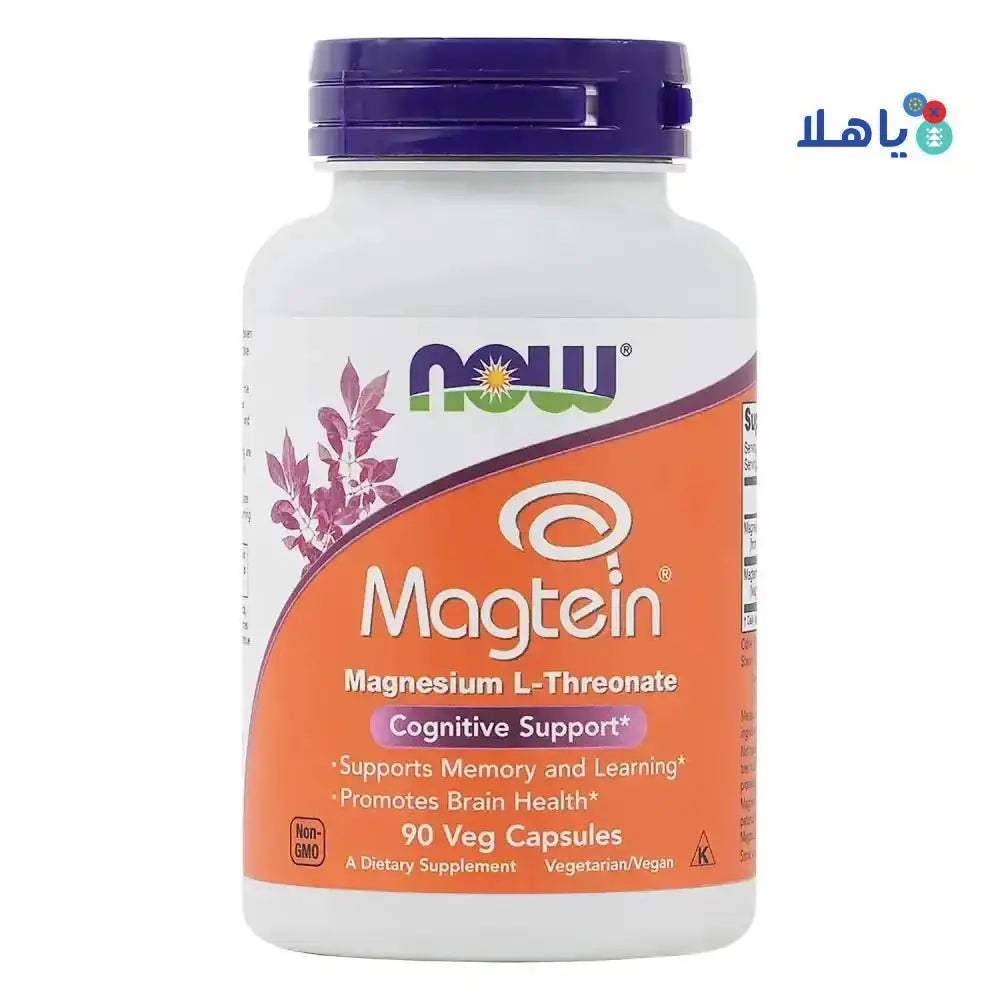 NOW FOODS - Now Magtein 90 Veg Capsules - Pharmazone - 