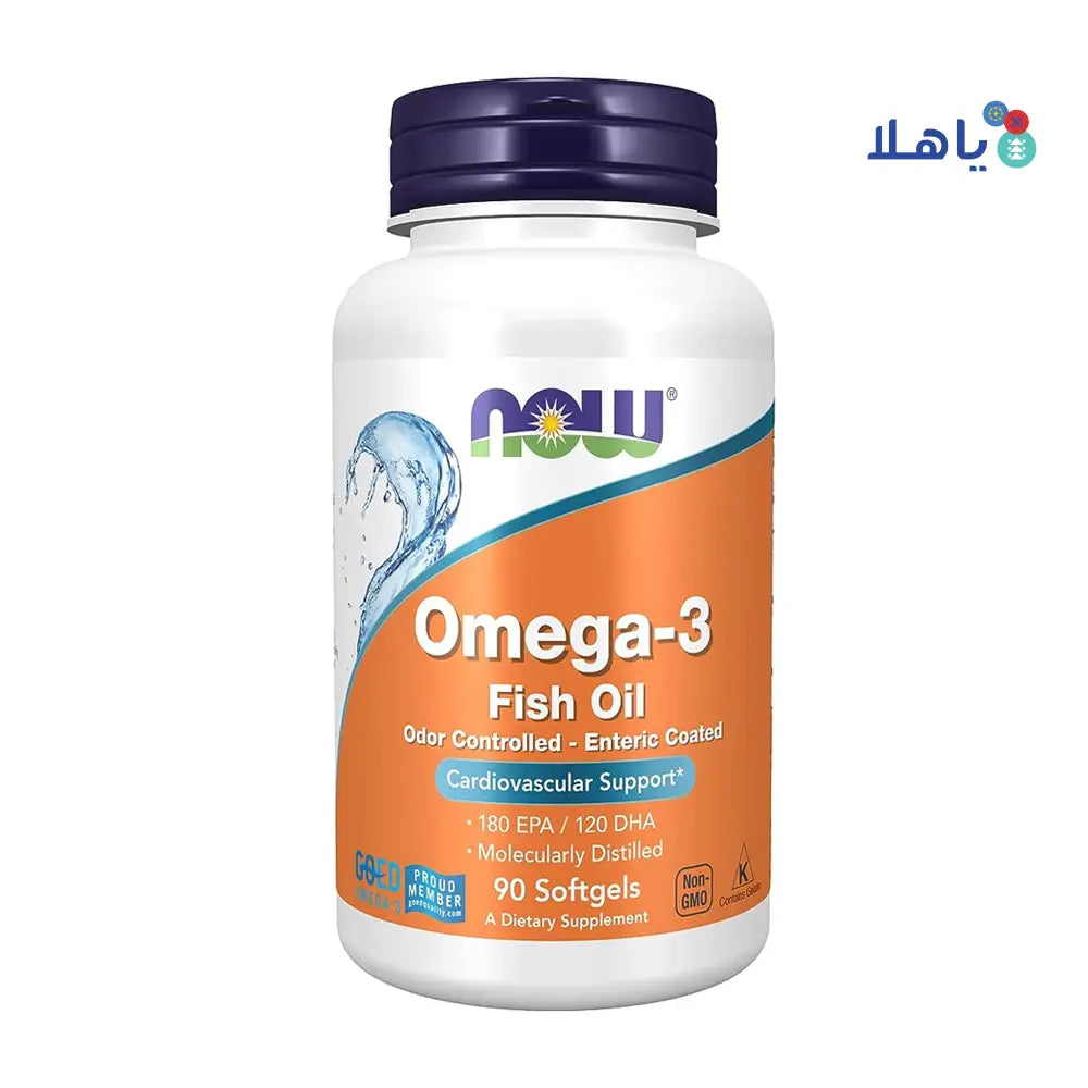 NOW OMEGA-3 180EPA/120DHA 90 SOFTGELS