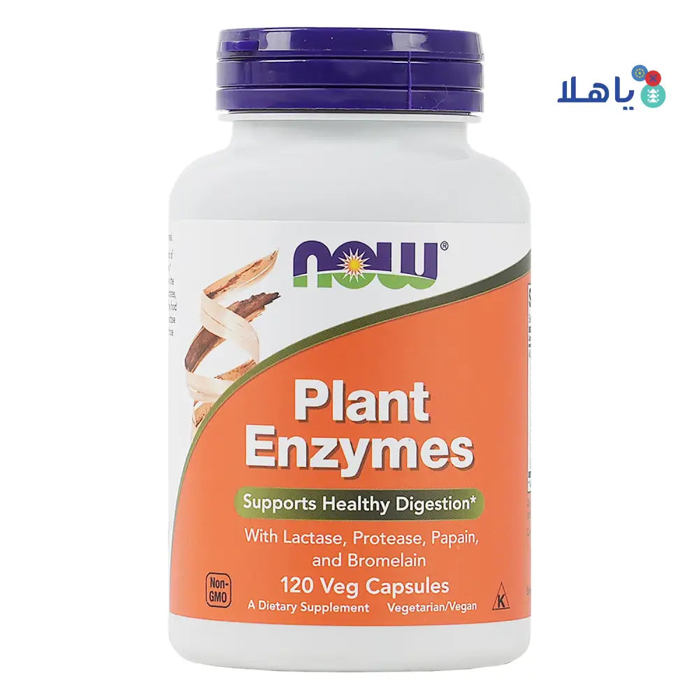 Now Plant Enzymes 120 Veg Capsules