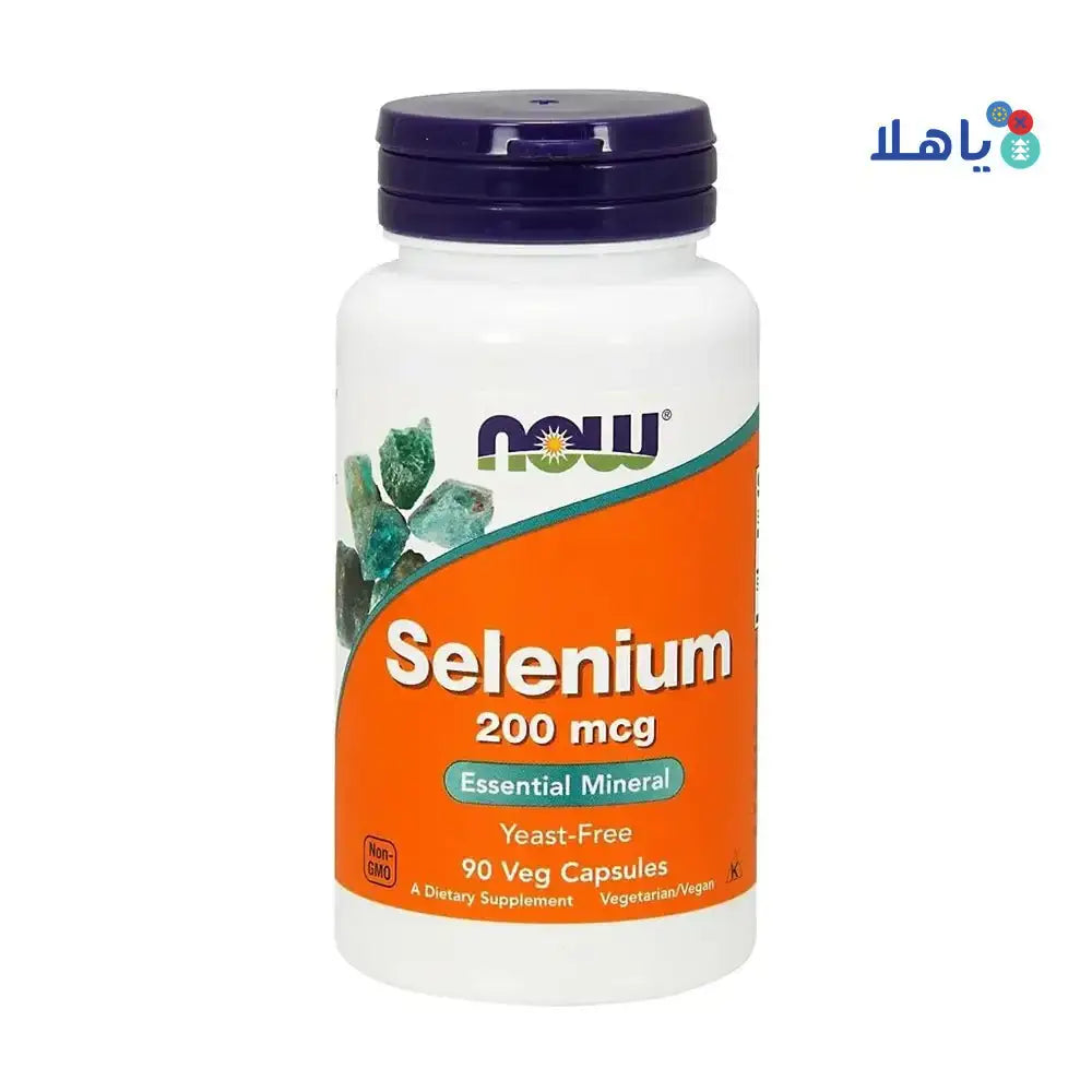 NOW FOODS - NOW SELENIUM 200MG 90 CAPS - Pharmazone - 