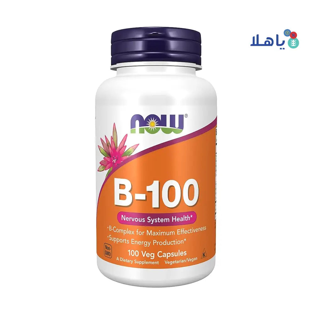 NOW VITAMIN B-100 100 VEG CAP