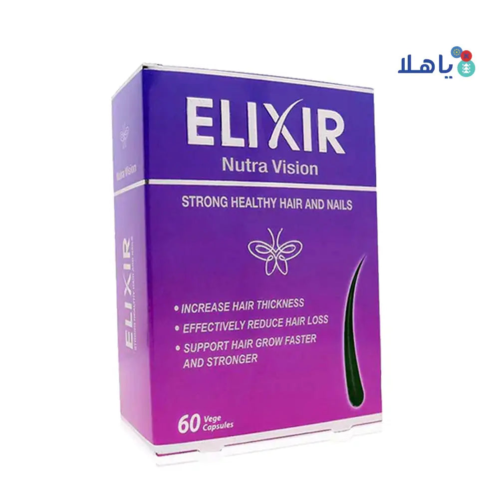 NUTRA VISION ELIXIR HAIR & NAILS 60 CAPS