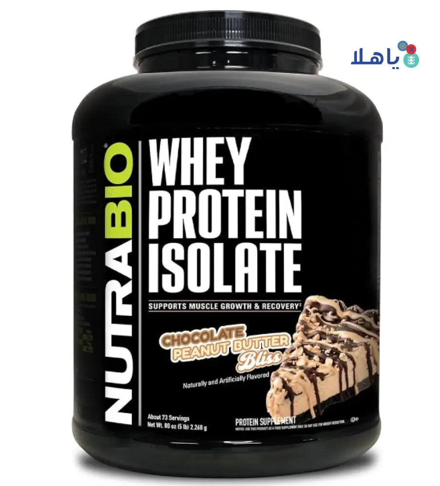 NUTRABIO 100% WHEY PROTEIN CHOCOLATE PEANUT BUTTER 2.268G