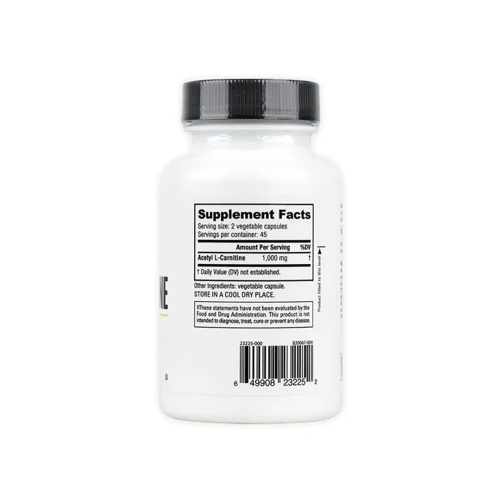 Nutrabio Acetyl L-Carnitine 90 Vaggie Capsules