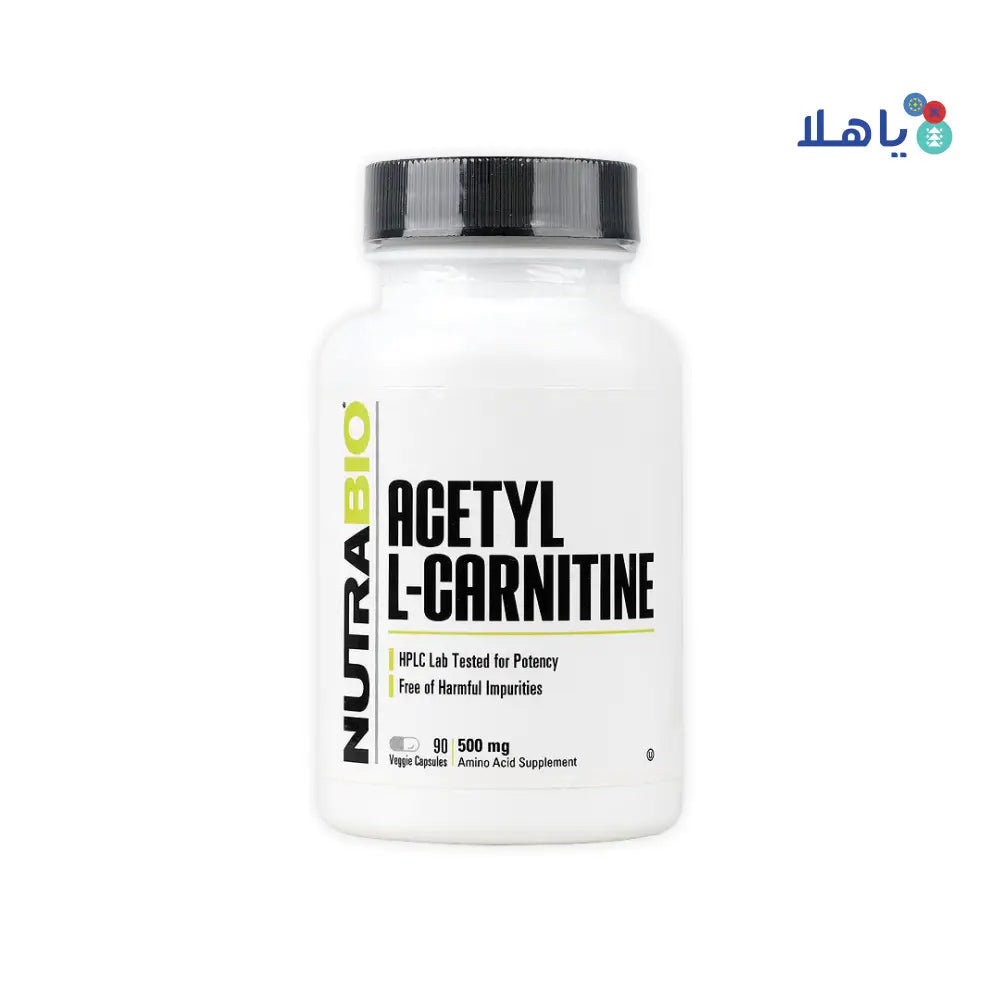 Nutrabio Acetyl L-Carnitine 90 Vaggie Capsules