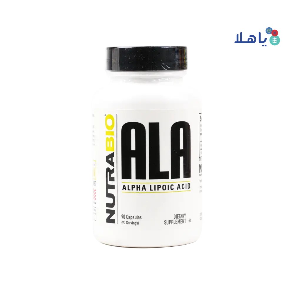 NUTRABIO ALA ALPHA LIPOIC ACID 300MG 90CAP