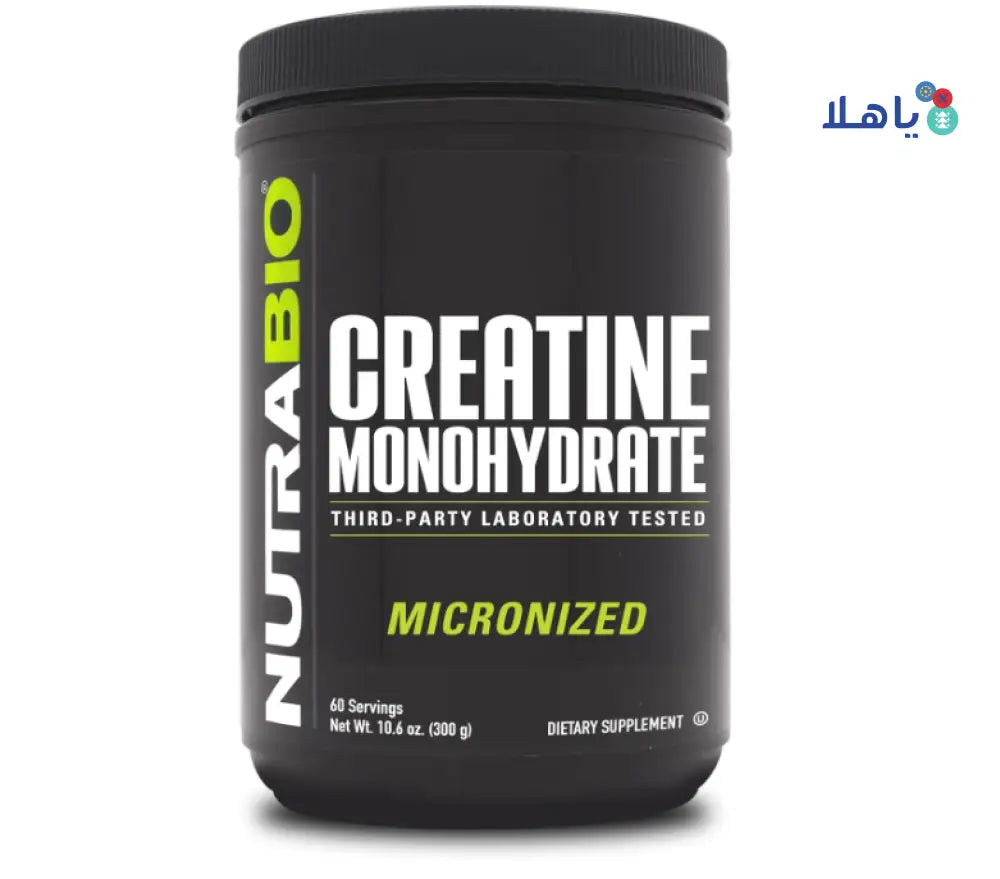 NUTRABIO CREATINE MONOHYDRATE POWDER 300G